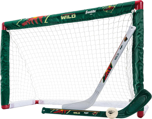 Minnesota Wild Mini Hockey Set - Fun Indoor Knee Hockey Toy