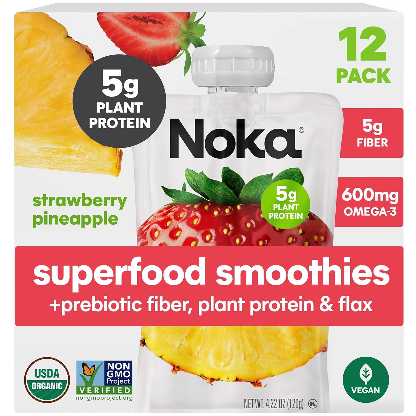 NOKA Superfood Smoothie Pouches: Plant-Powered Snacking
