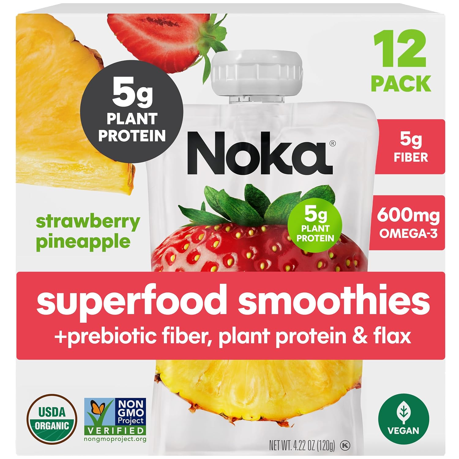 NOKA Superfood Smoothie Pouches: Plant-Powered Snacking