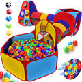 Playz 5pc Kids Play Tents & Tunnels Ball Pit Set - Indoor/Outdoor Fun