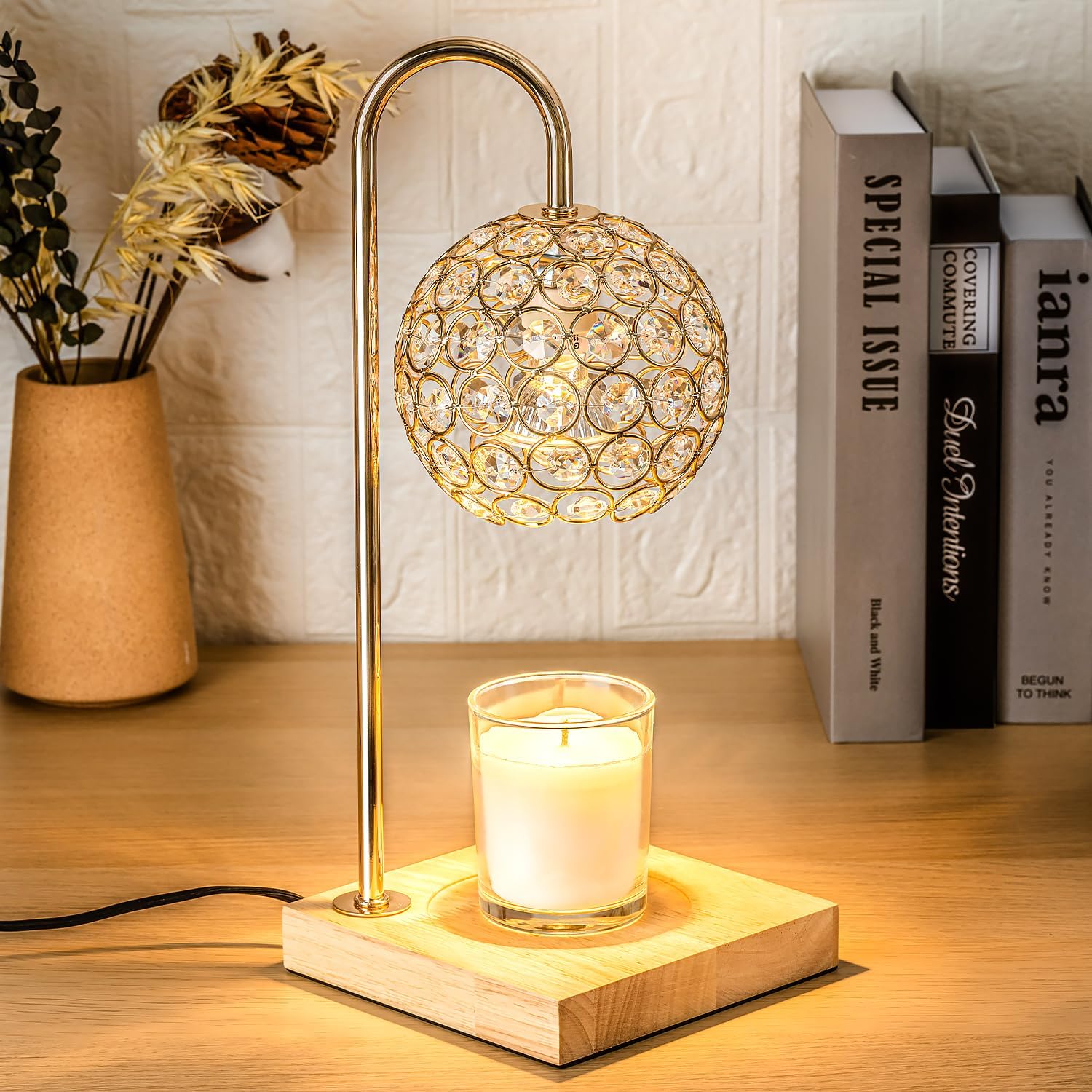 Candle Warmer Lamp with Timer for Safe and Stylish Home Decor