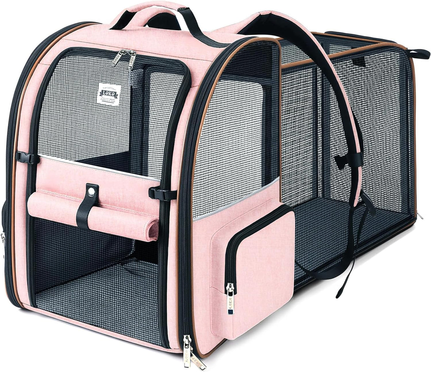 Lekebobor Large Cat Backpack Carrier for Travel and Hiking
