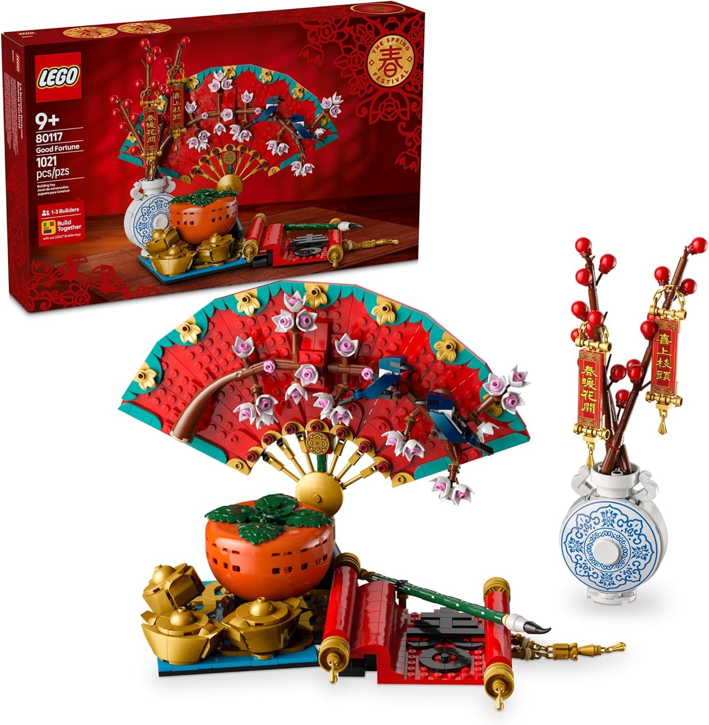 LEGO Spring Festival Good Fortune Building Toy for Kids Ages 9