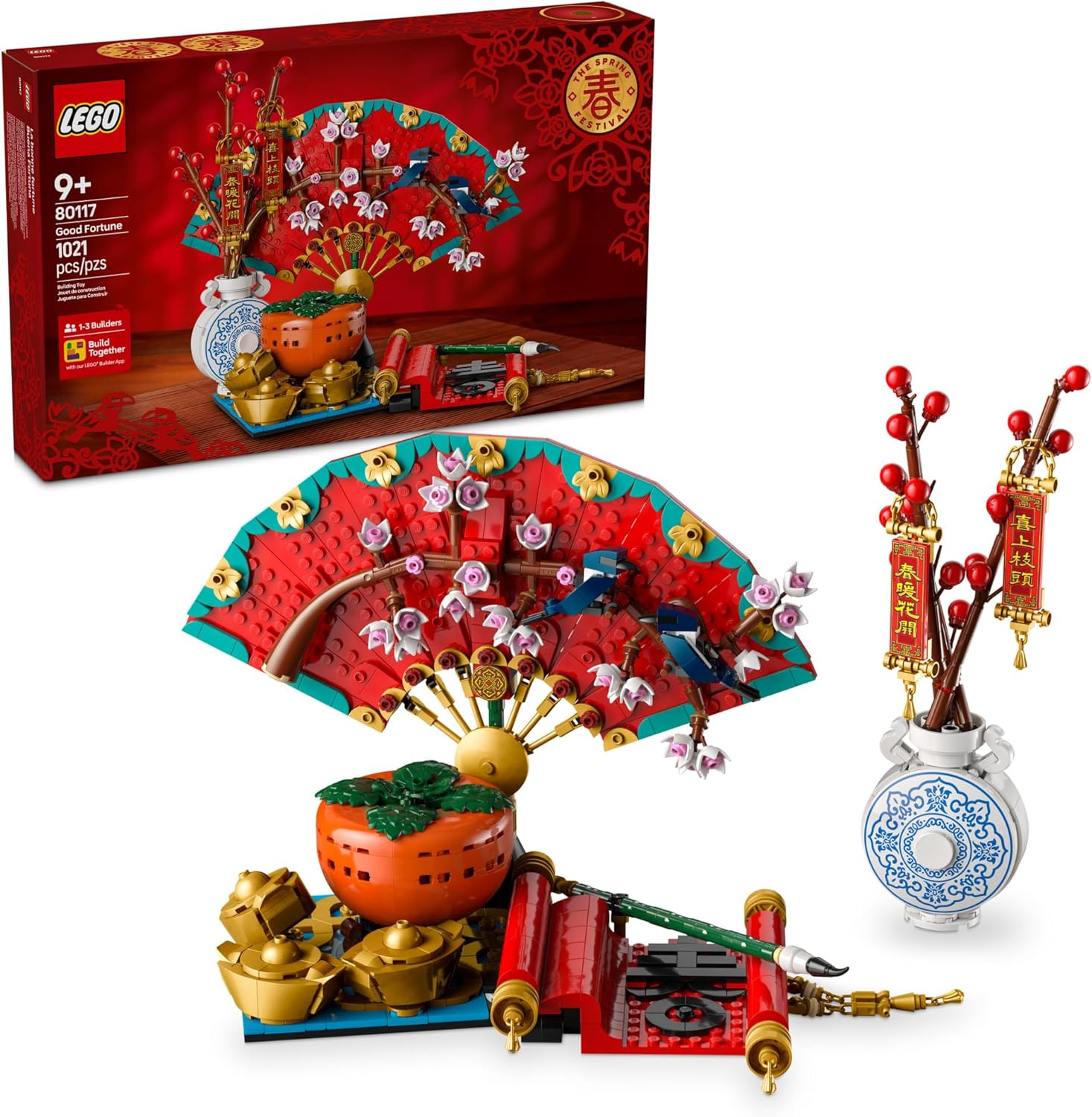LEGO Spring Festival Good Fortune Building Toy for Kids Ages 9