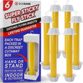 Fly Stick Sticky Fly Traps for Indoors and Outdoors - 6pk