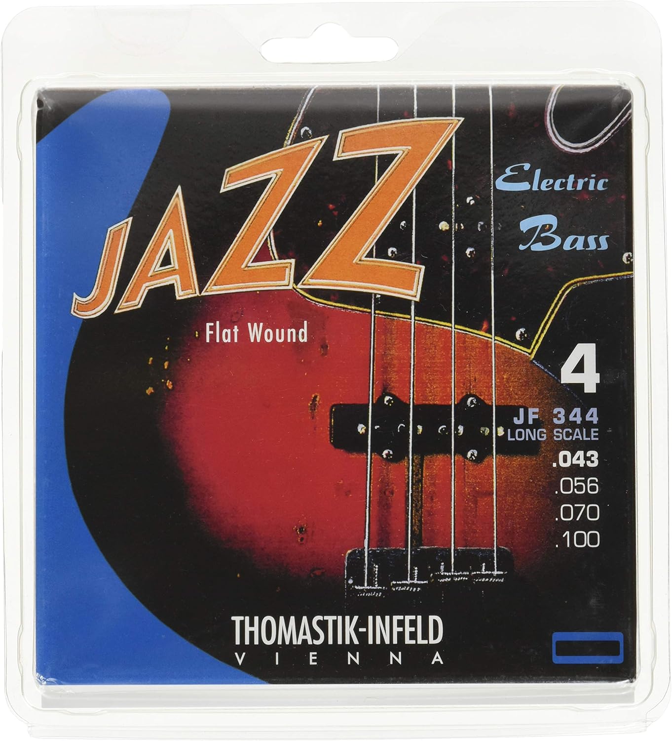 Thomastik-Infeld Flatwound Bass Strings for Jazz Sound Quality