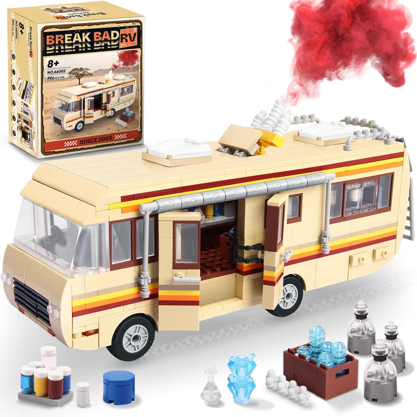 Rvs for Break Bad Building Set - Creative Camper Van Toy