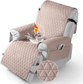 Peach Microfiber Recliner Cover Oversized 30in - Waterproof, Non-Slip