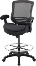 400lbs Tall Office Drafting Chair with Extra Seat Cushion - Support