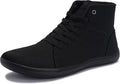 WHITIN Men's High Top Minimalist Barefoot Shoes - Wide Toe