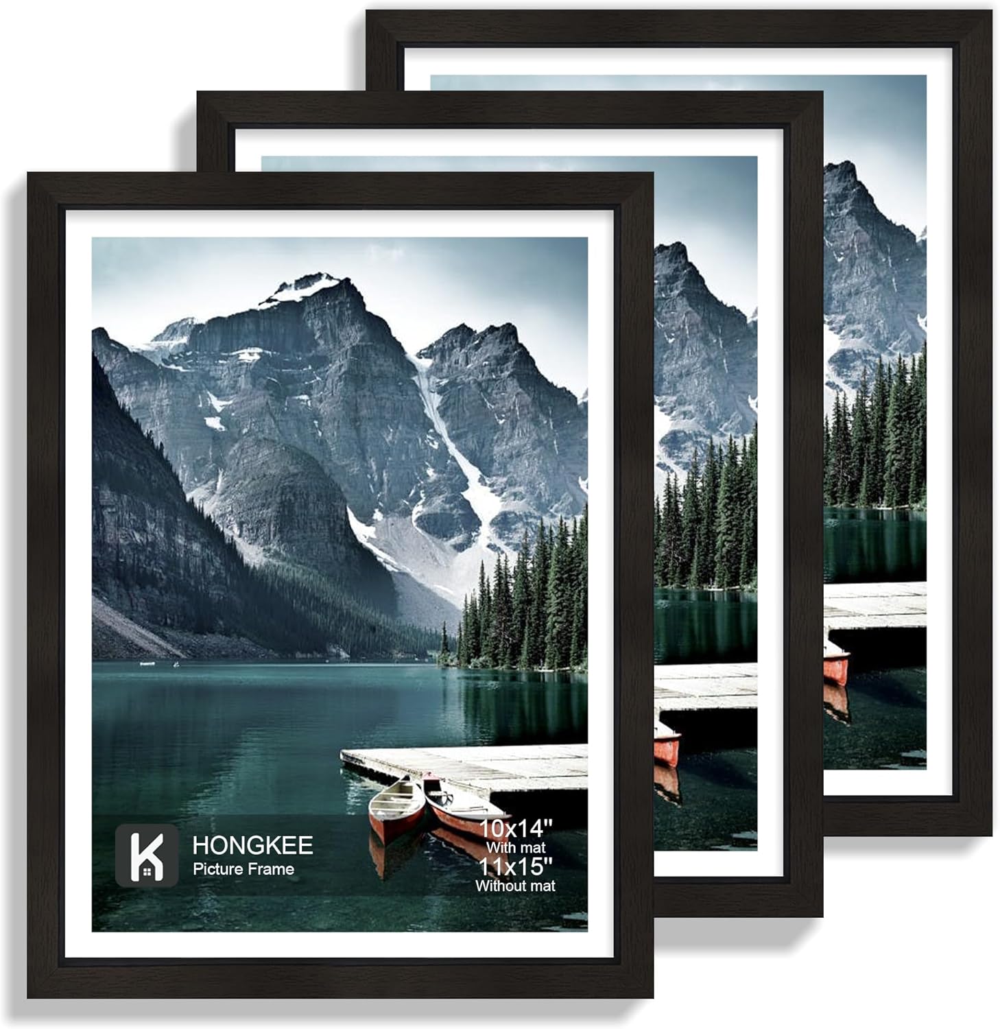 11x15 Picture Frame Set with Real Glass for Stunning Displays