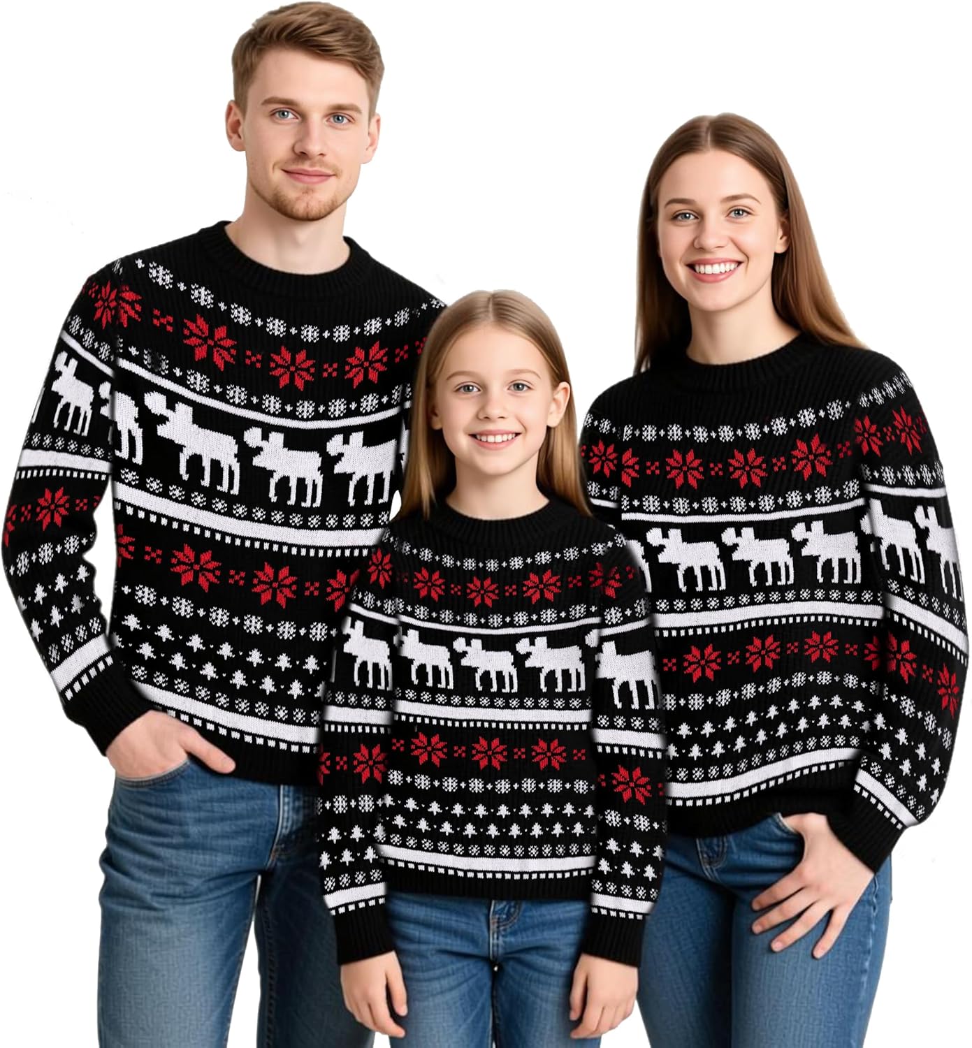 Winging Day Family Matching Ugly Pullover Sweater Outfits