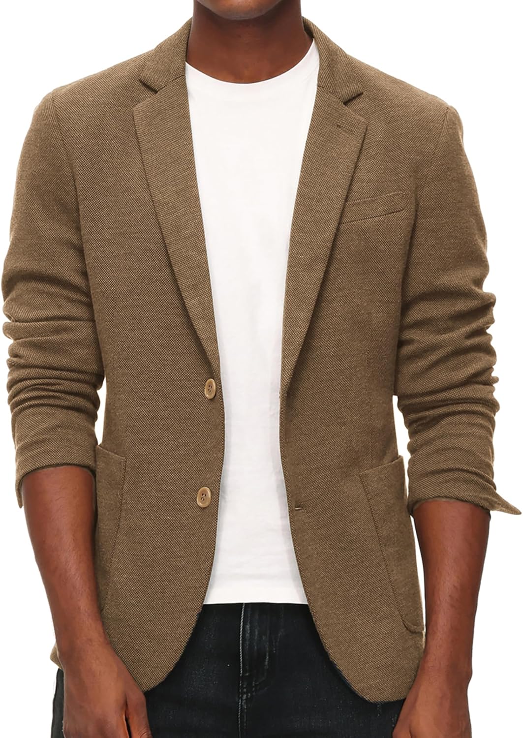 PJ PAUL JONES Men's Casual Knit Blazer for Stylish Comfort