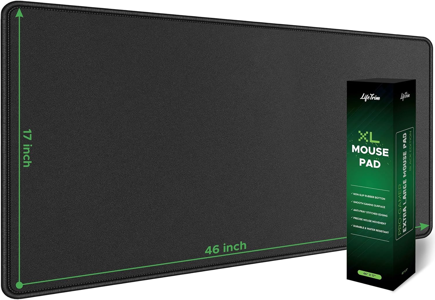 Giant 46x17 Gaming Mouse Pad - Ultimate Desk Comfort