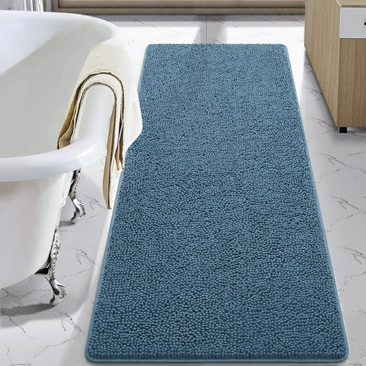 LOCHAS Luxury Bathroom Rug Shaggy Bath Mat 24 x 70 Inch Soft Plush