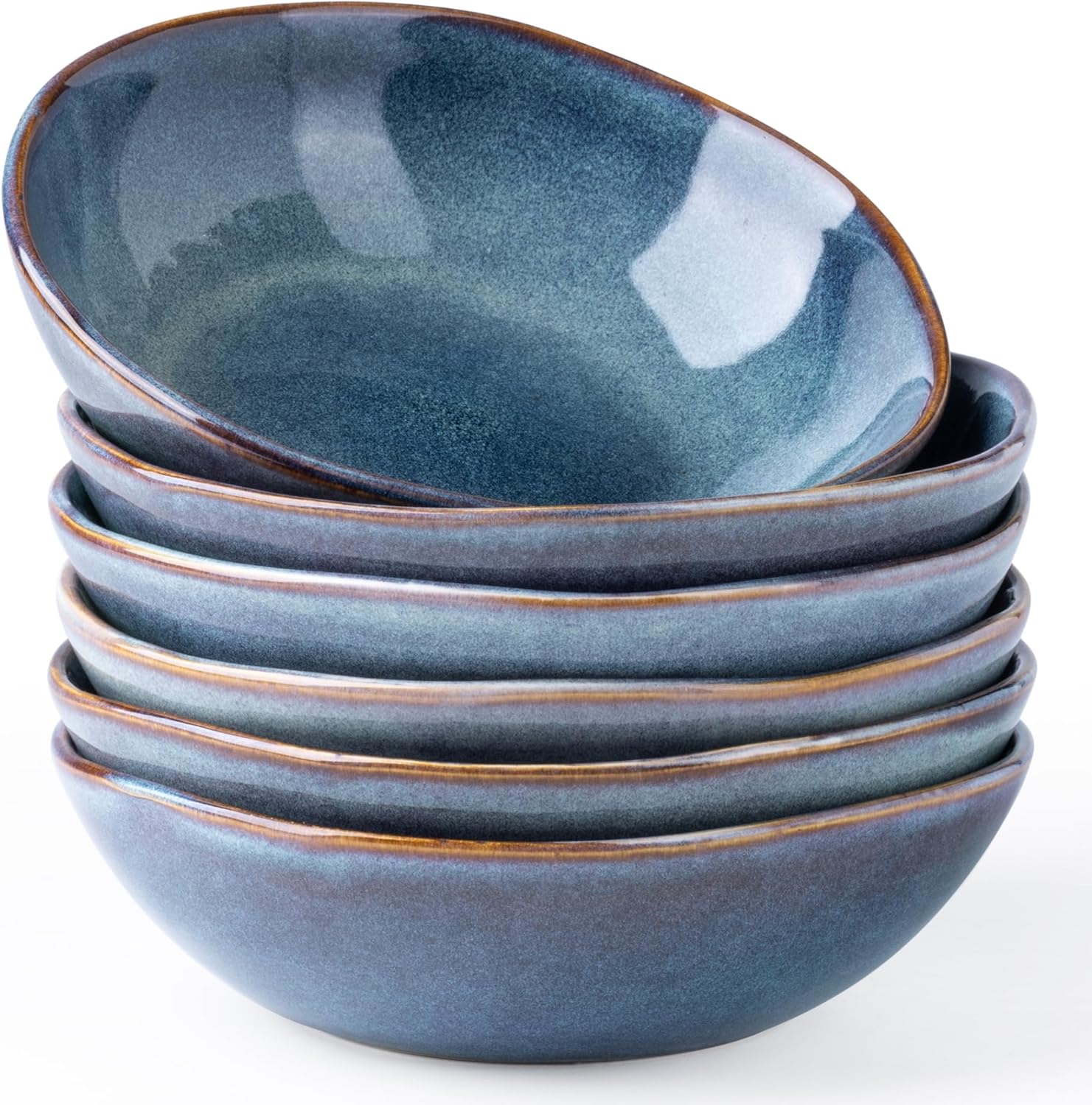 AmorArc Ceramic Cereal Bowls Set of 6 for Stylish Dining