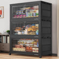 BROVIEW 600Qt Extra Large Stackable Storage Bins with Lid - Deep