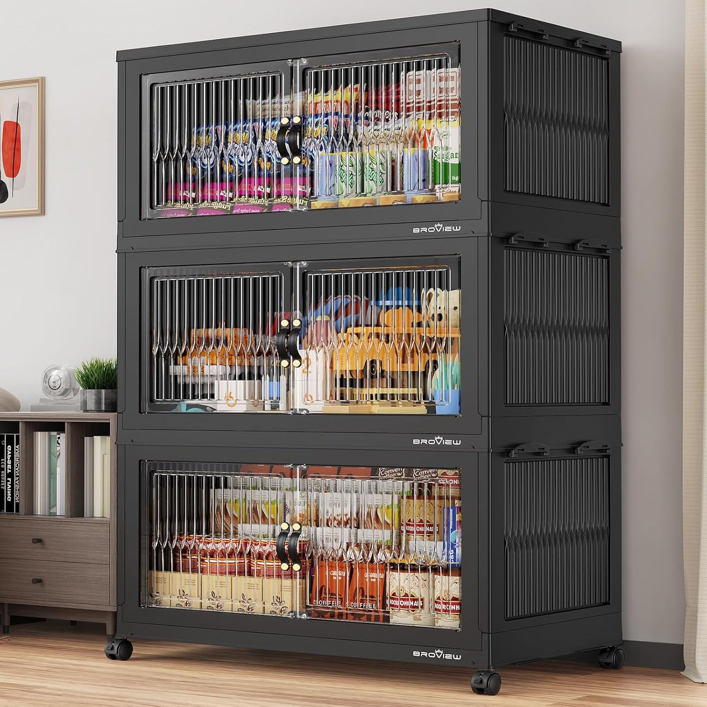 Extra Large Stackable Storage Bins for Home Organization