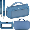 Blue Silicone Cover and Hard Carrying Case for Bose SoundLink Max