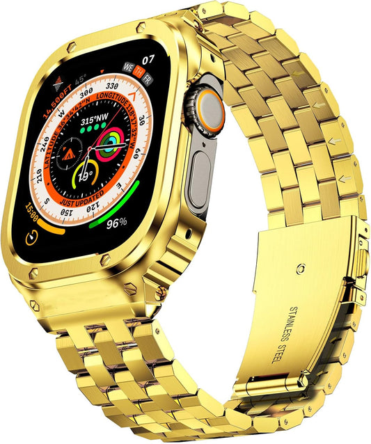 SUPLINK Stainless Steel Case and Band for Apple Watch Ultra 2