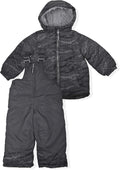 Boys Ski Jacket and Snowbib Snowsuit Set - Warm, Windproof Fit Arctic