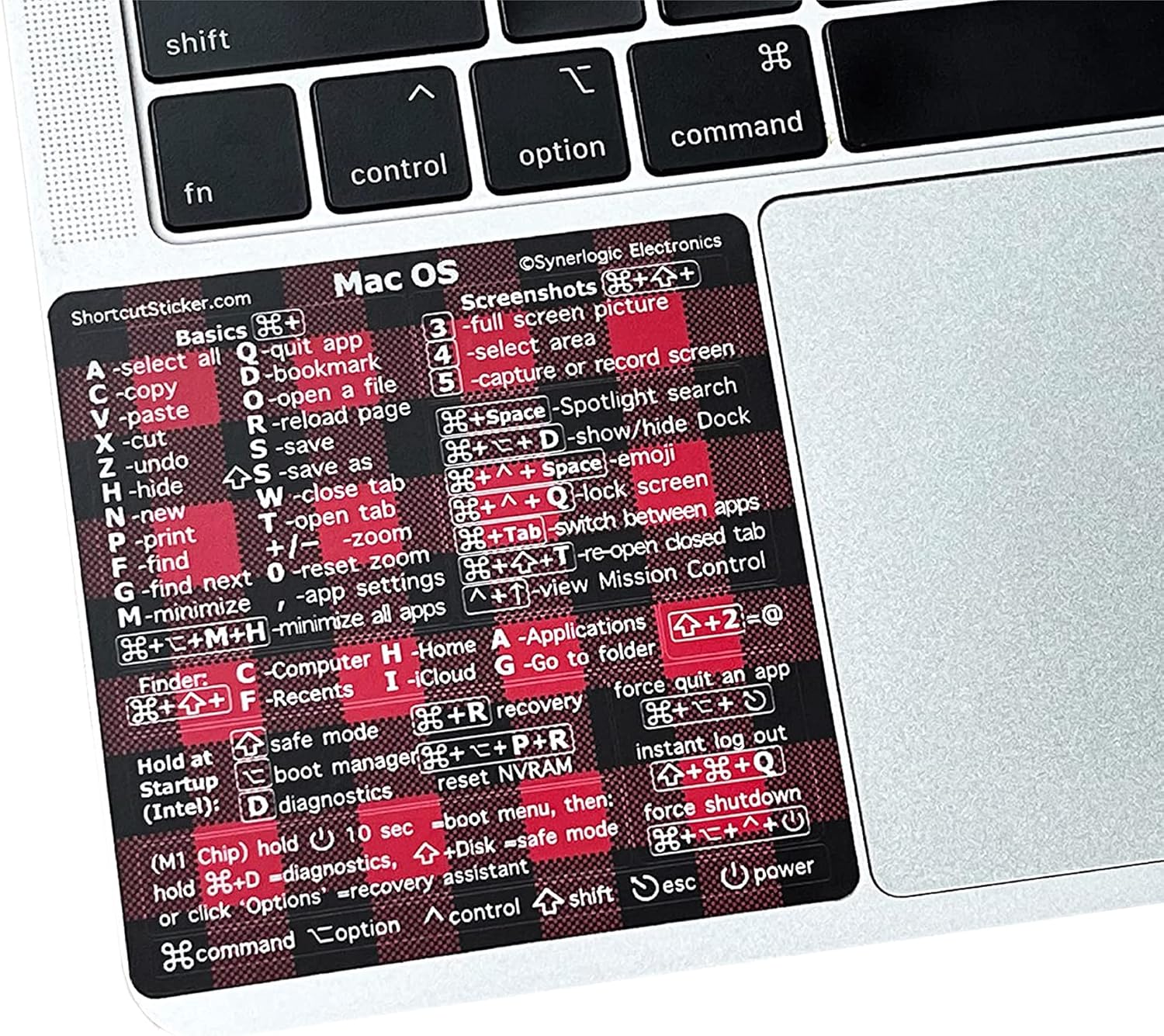 Master Mac OS Shortcuts with Synerlogic Keyboard Stickers
