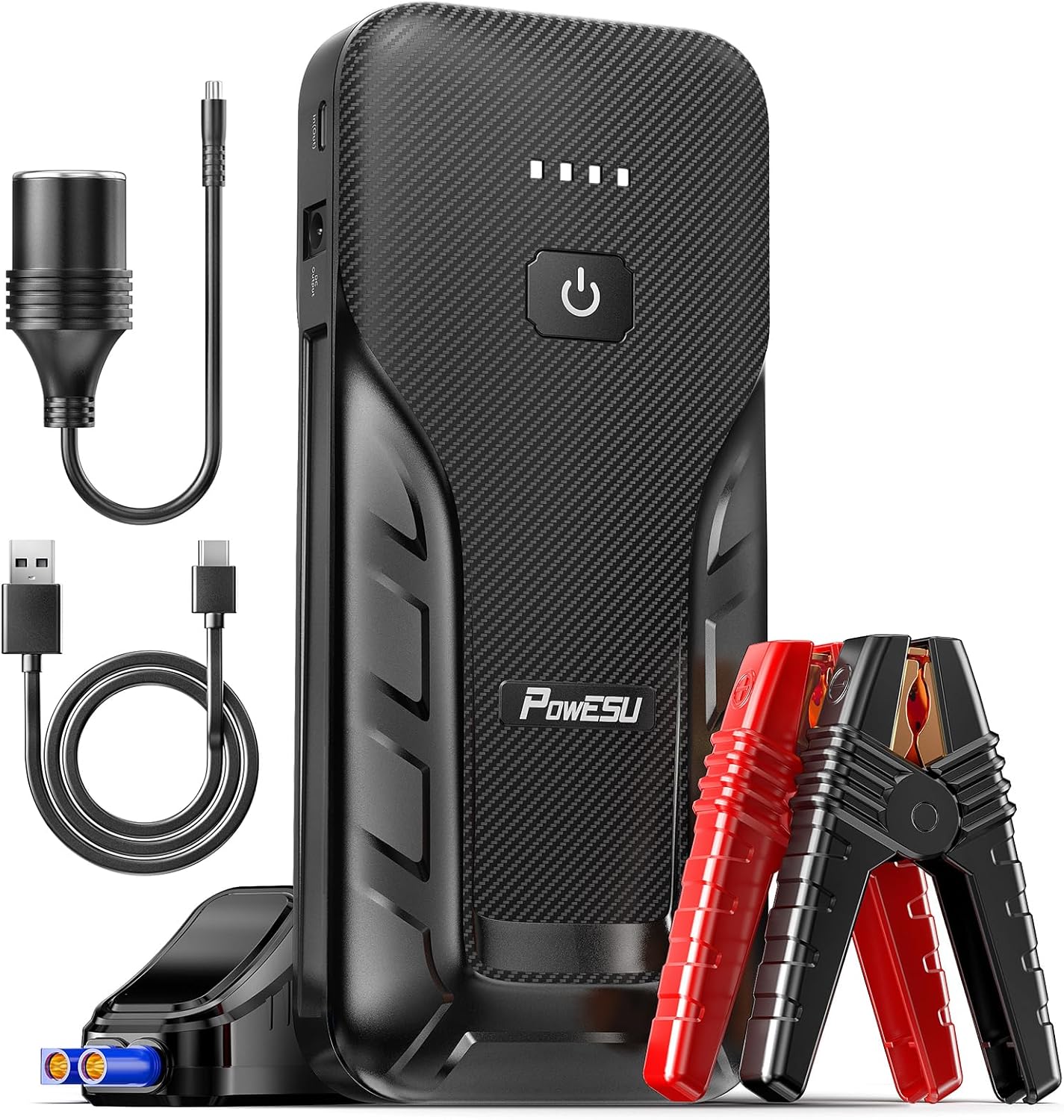 POWESU 5000A Peak Portable Jump Starter - Power up All Engines!