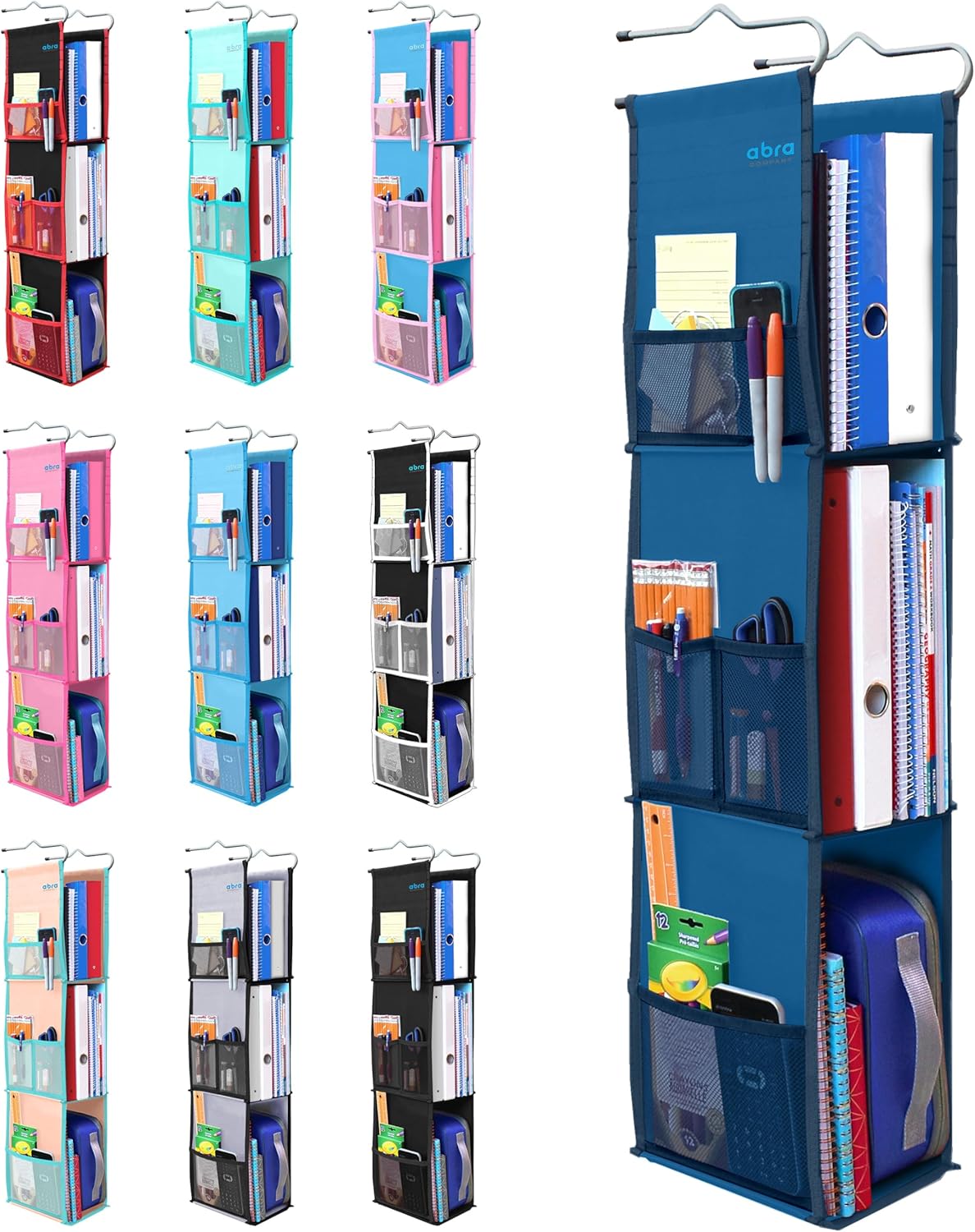 ABRA 3 Shelf Hanging Locker Organizer for School and Gym