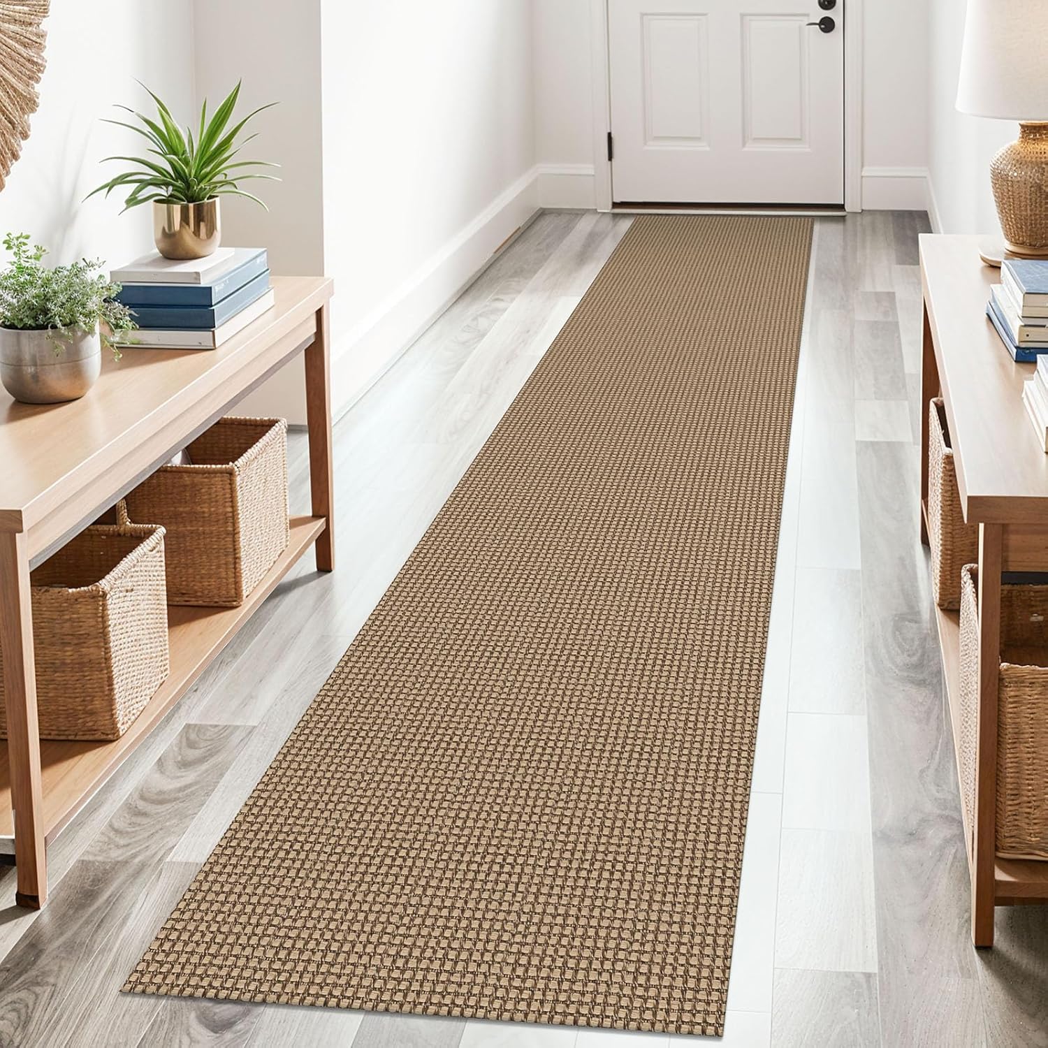 KOZYFLY Boho Runners for Hallways 2x10 ft Non Slip Rug