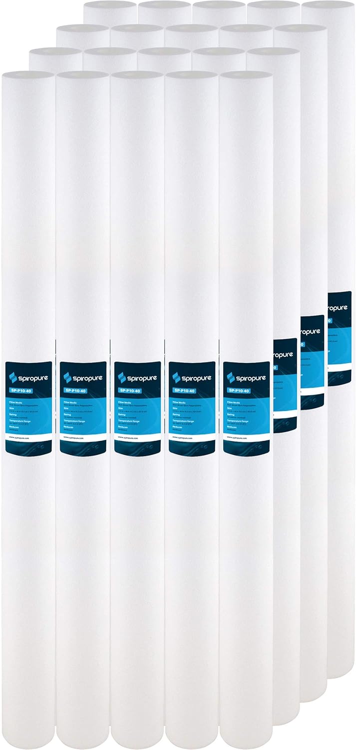SpiroPure SP-P10-40 10 Micron Sediment Water Filter Cartridge