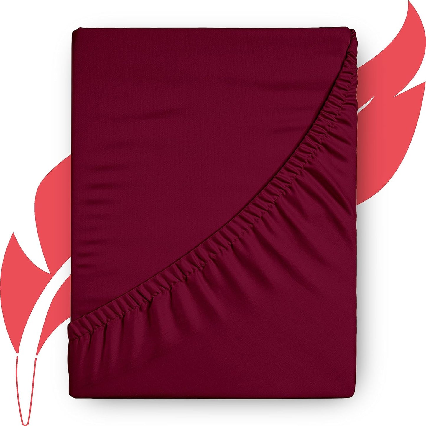 Luxury Egyptian Cotton California King Fitted Sheet for Comfort