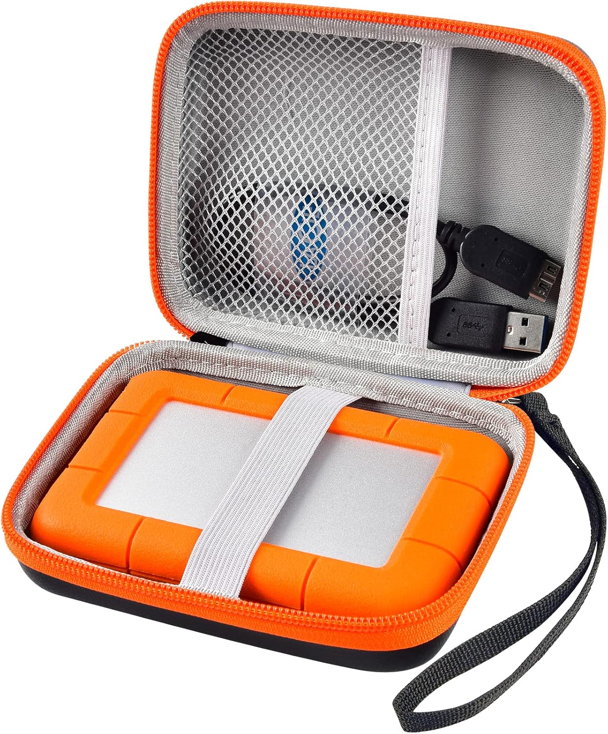 Protective Storage for LaCie Rugged Mini HDD - Orange