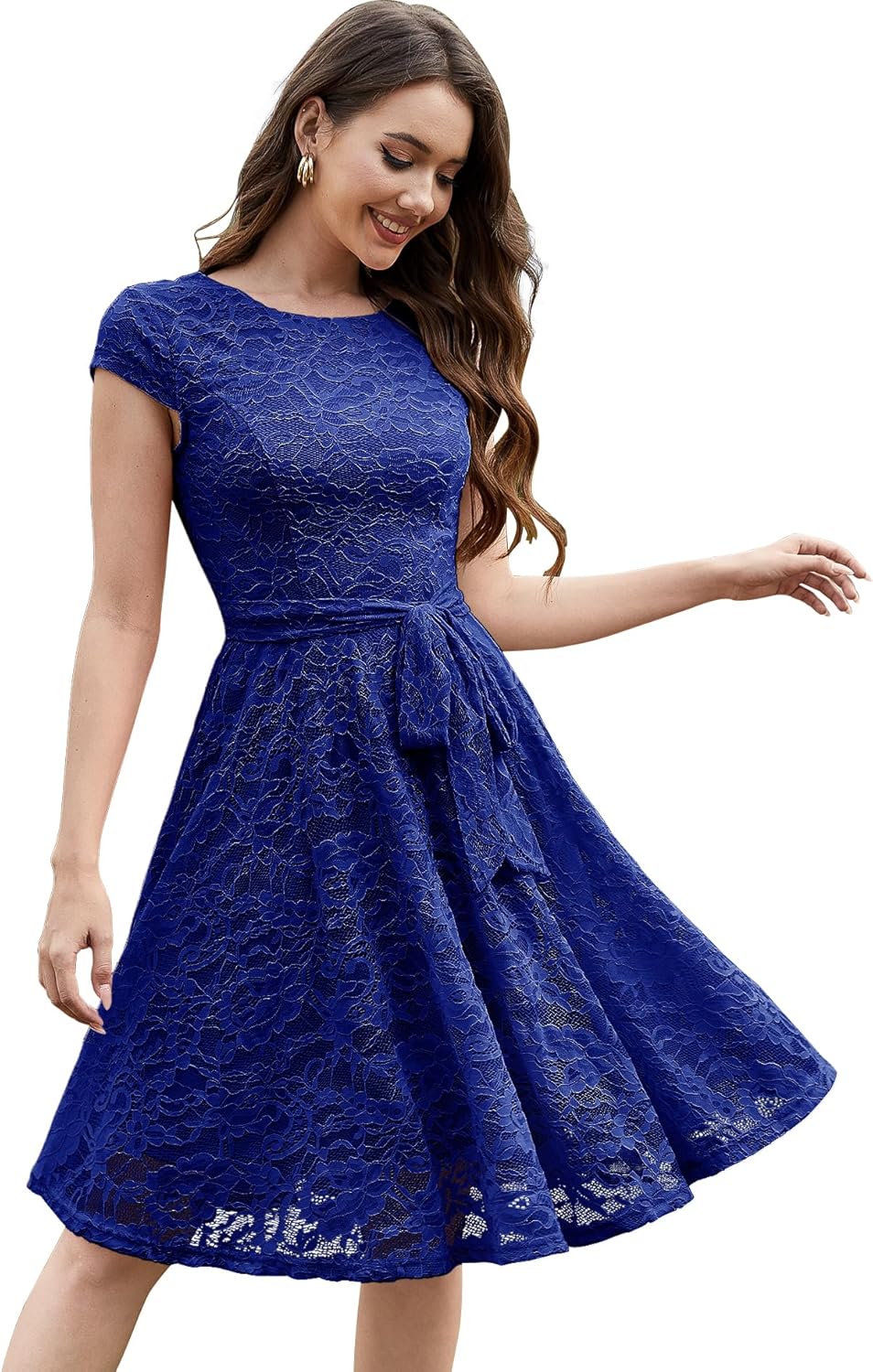 MUADRESS Women's Lace Cocktail Wedding Party Dress Review