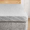Bamboo Mattress Topper Queen Size 4 Inch for Pain Relief
