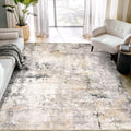 Area Rug Living Room Rugs 5x7 Modern Abstract - Washable, Non-Slip
