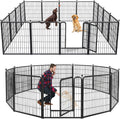 Dog Playpen 32 in 12 Panels Indoor Dog Pen for Medium/Small Dogs