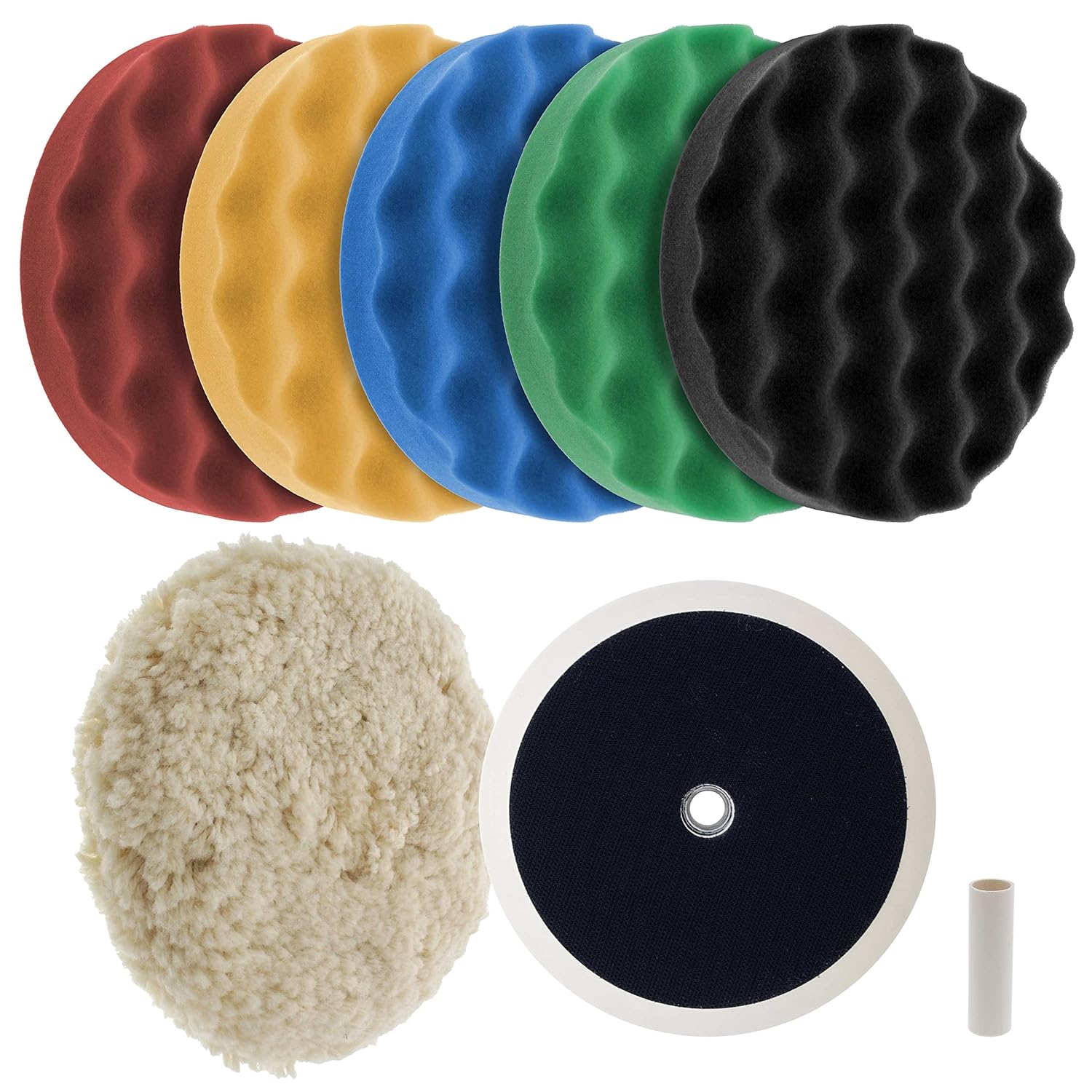 Professional 8 Inch Buffing and Polishing Kit for Car Detailing