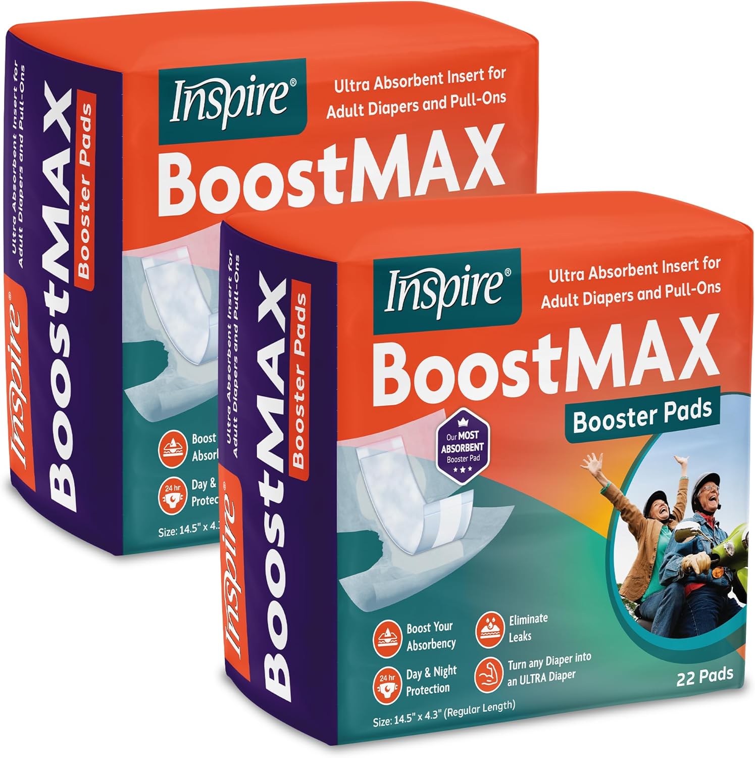 Inspire Incontinence Booster Pads for Ultimate Absorbency Needs