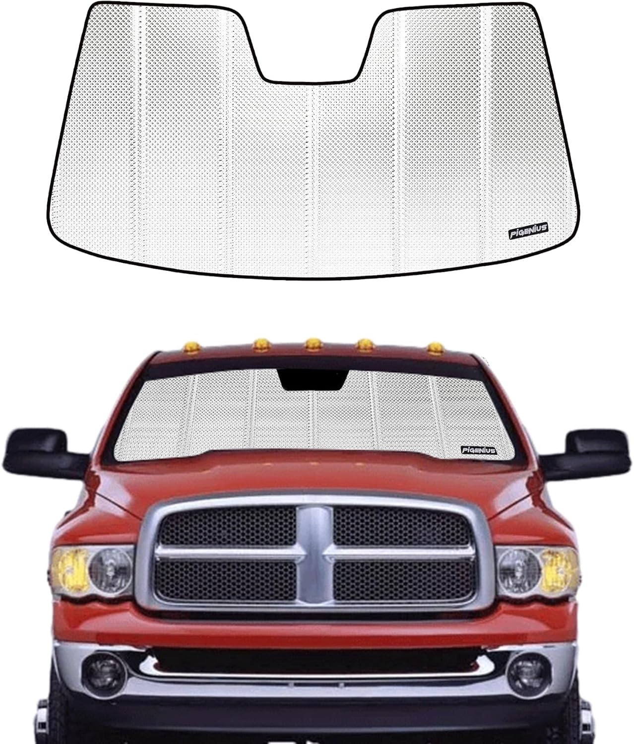 Windshield Sun Shade for Ram 2500/3500 - Durable & Reflective