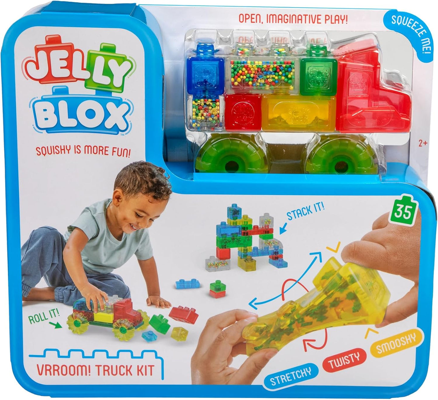 Goliath Jelly Blox Vrooom! Truck Kit for Creative Play Fun