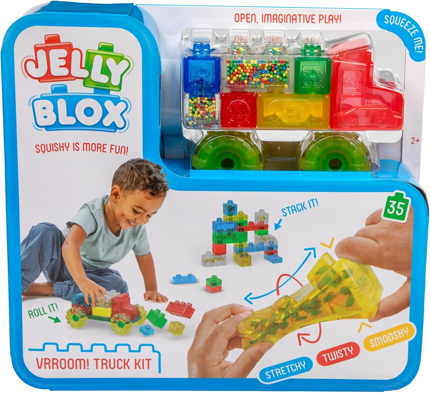 Goliath Jelly Blox Vrooom! Truck Kit for Creative Play Fun