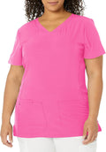 HeartSoul Scrubs for Women V-Neck Medical Top with Stretch Tech
