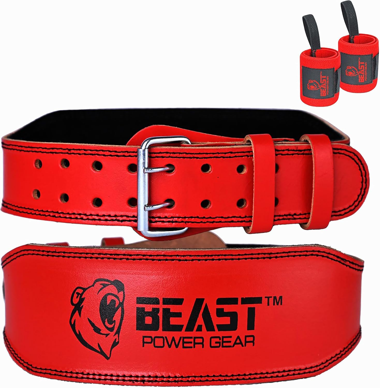 Weight Lifting Belt for Men and Women - Genuine Leather Support