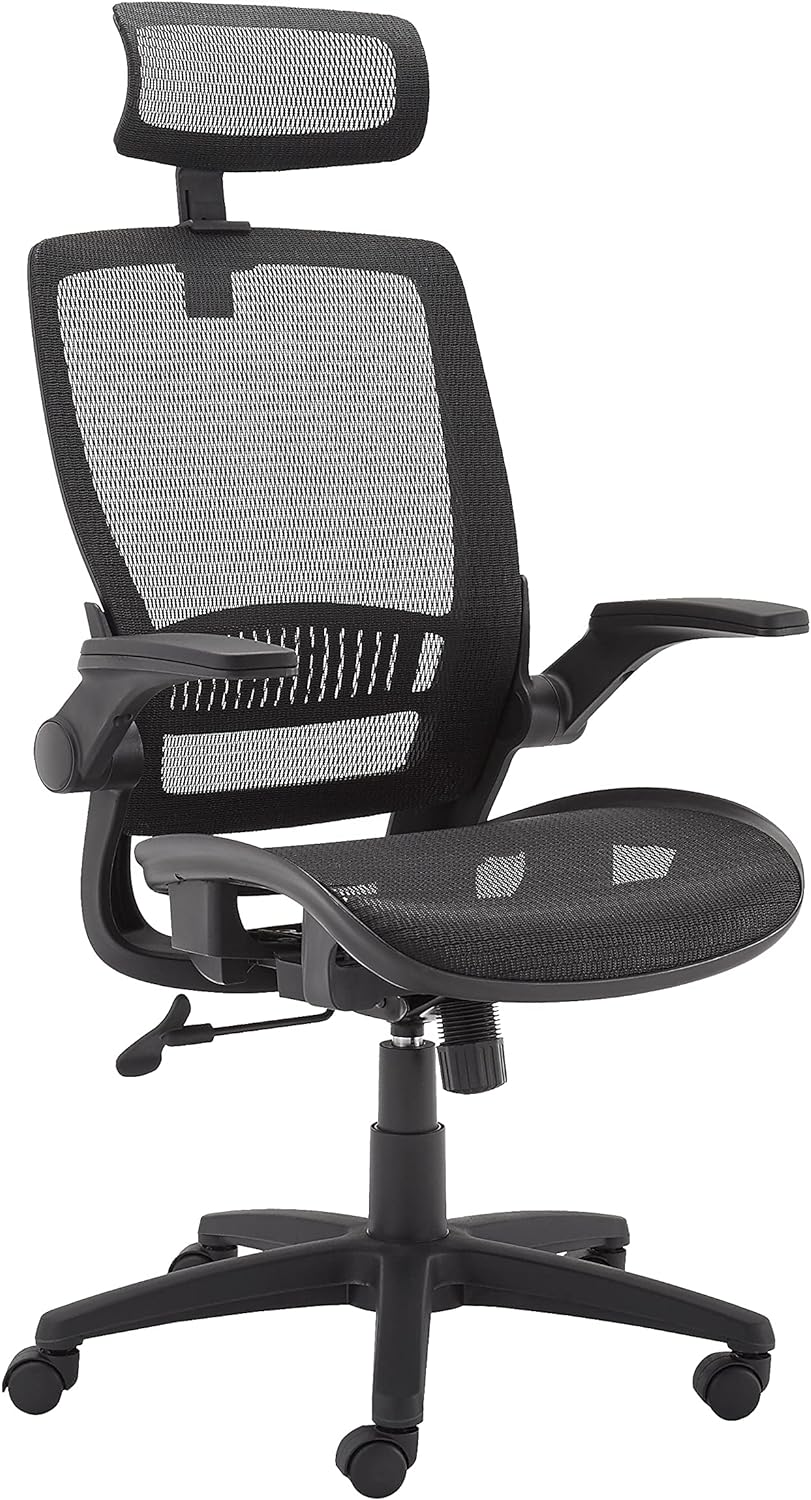 Comfortable Ergonomic High-Back Desk Chair | Swivel, Black