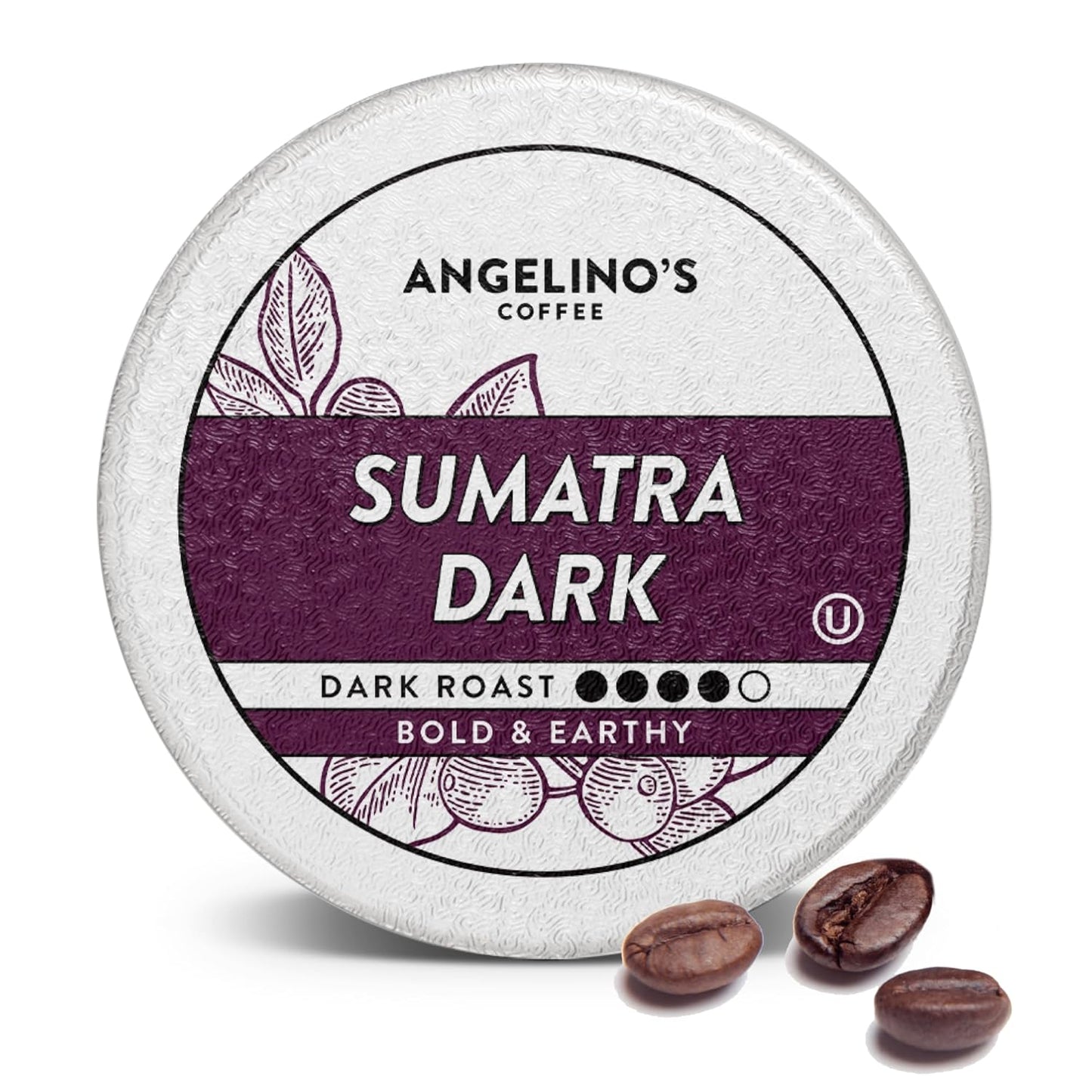 Bold Sumatra Dark Roast K-Cups by Angelino's