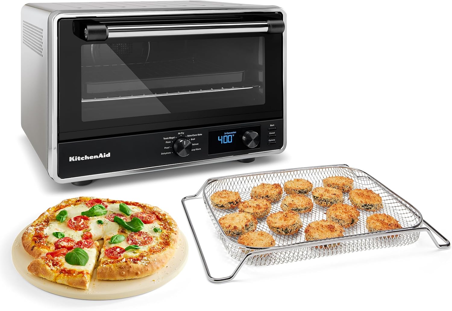 KitchenAid Air Fry Oven & Pizza Stone Combo