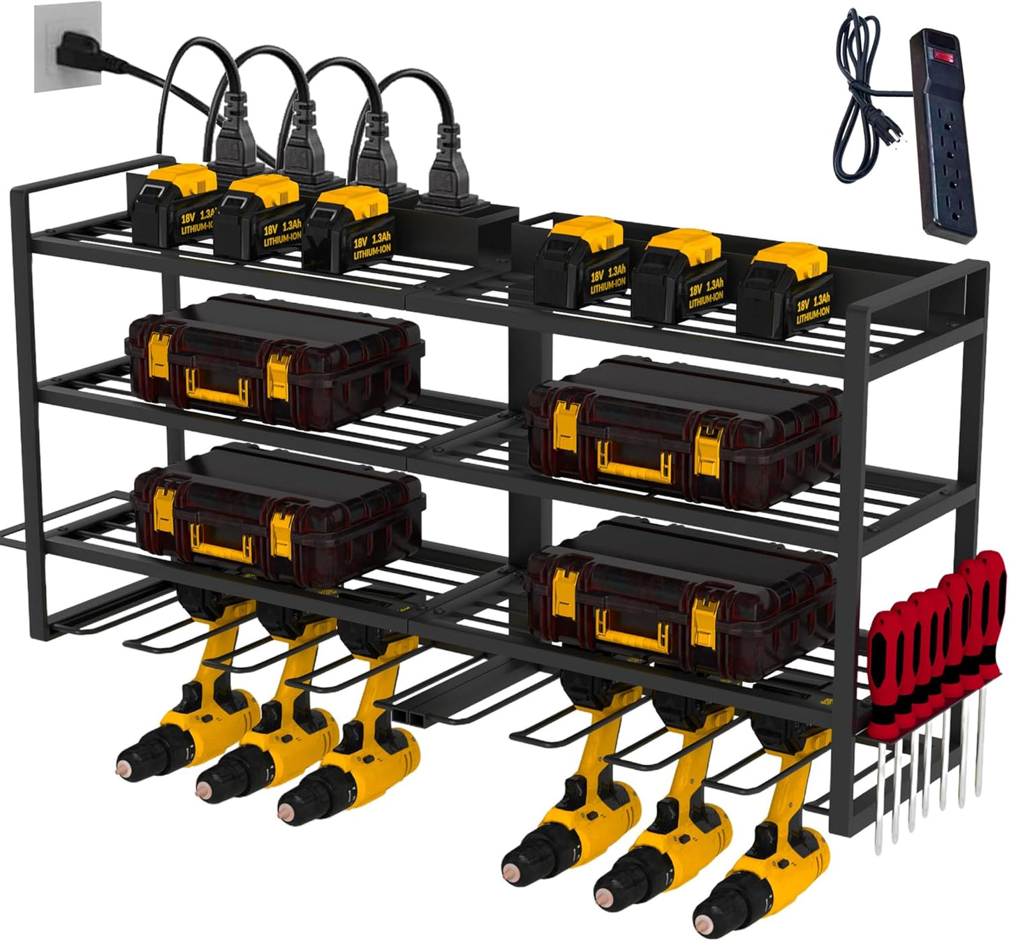 Power Tool Organizer Wall Mount for Efficient Tool Storage