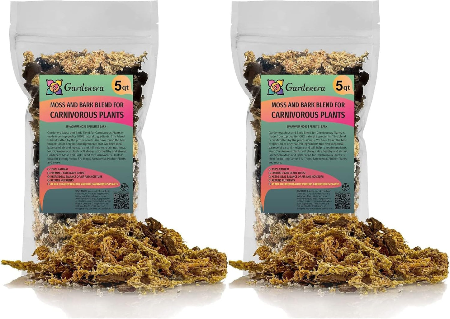 Premium Sphagnum Moss and Perlite Blend for Carnivorous Plants
