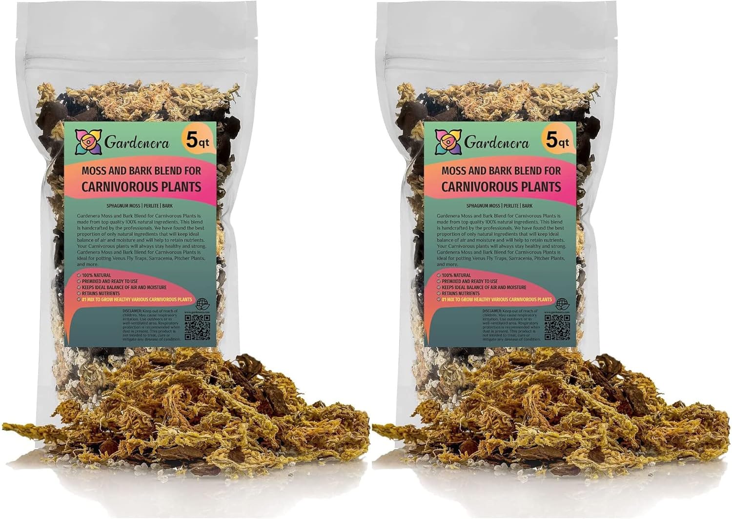 Premium Sphagnum Moss and Perlite Blend for Carnivorous Plants
