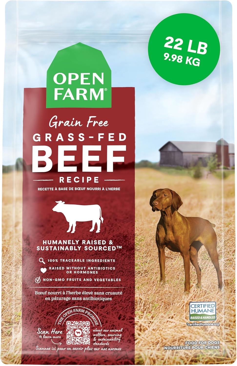 Grain-Free Dry Dog Food with Grass-Fed Beef for Optimal Health